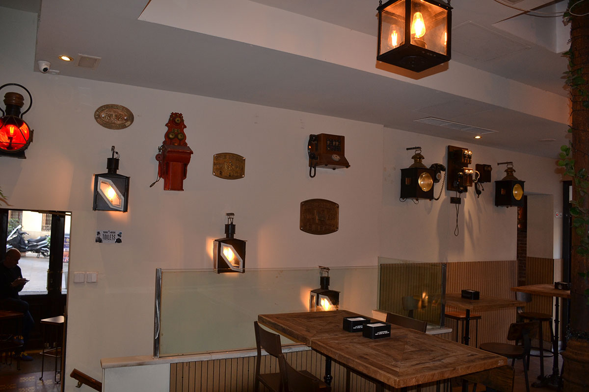 Decoración antigua del salón